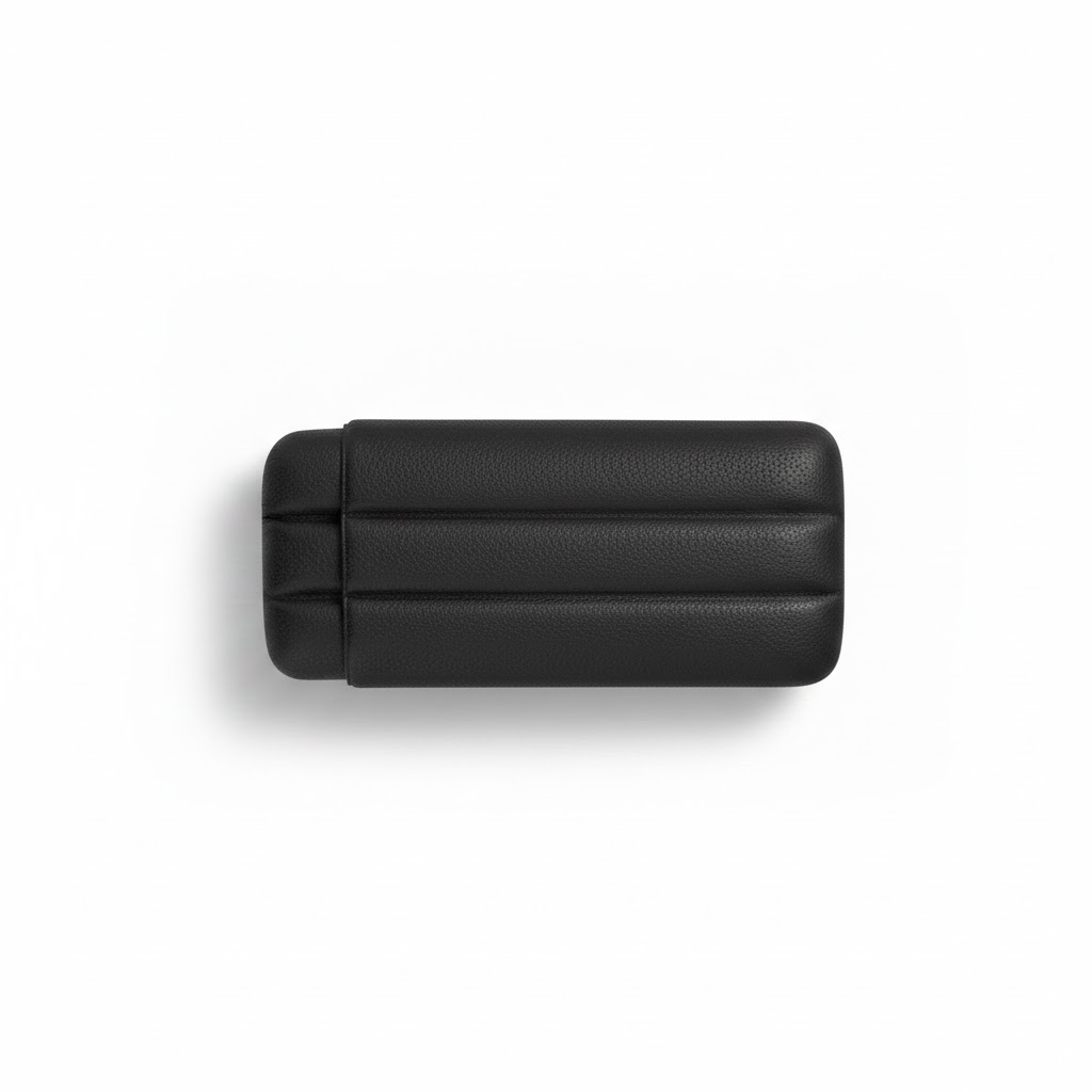 Cigar Case - Fallon Nixes Buffalo Sublimes Anthracite - 3 Cigars