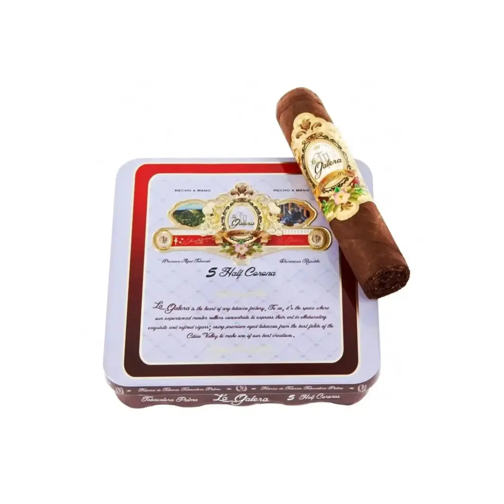 La Galera "H" Half Corona Metal - Tin Of 5 Cigars