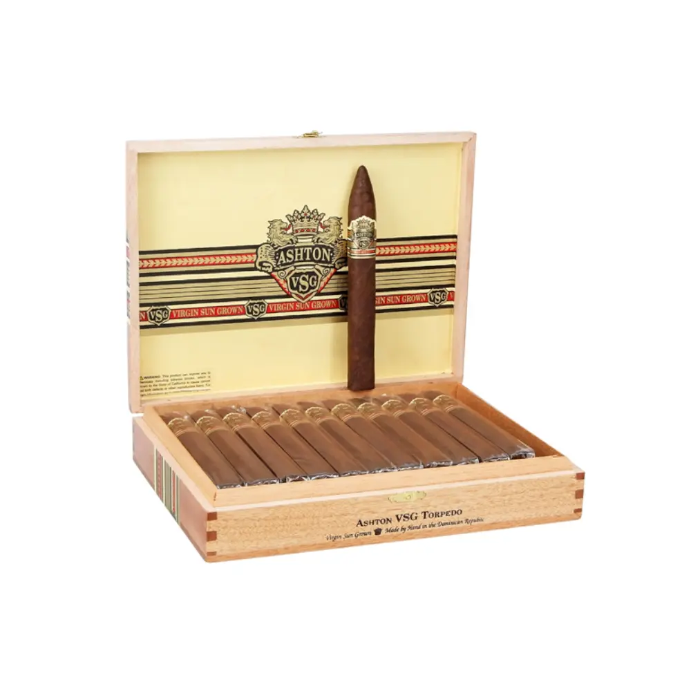 Ashton Virgin Sun Grown Torpedo - Box of 24