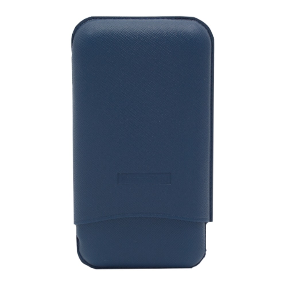 Cigar Case - Martin Wess 591 Dante Robustos Black - 3 Cigars 