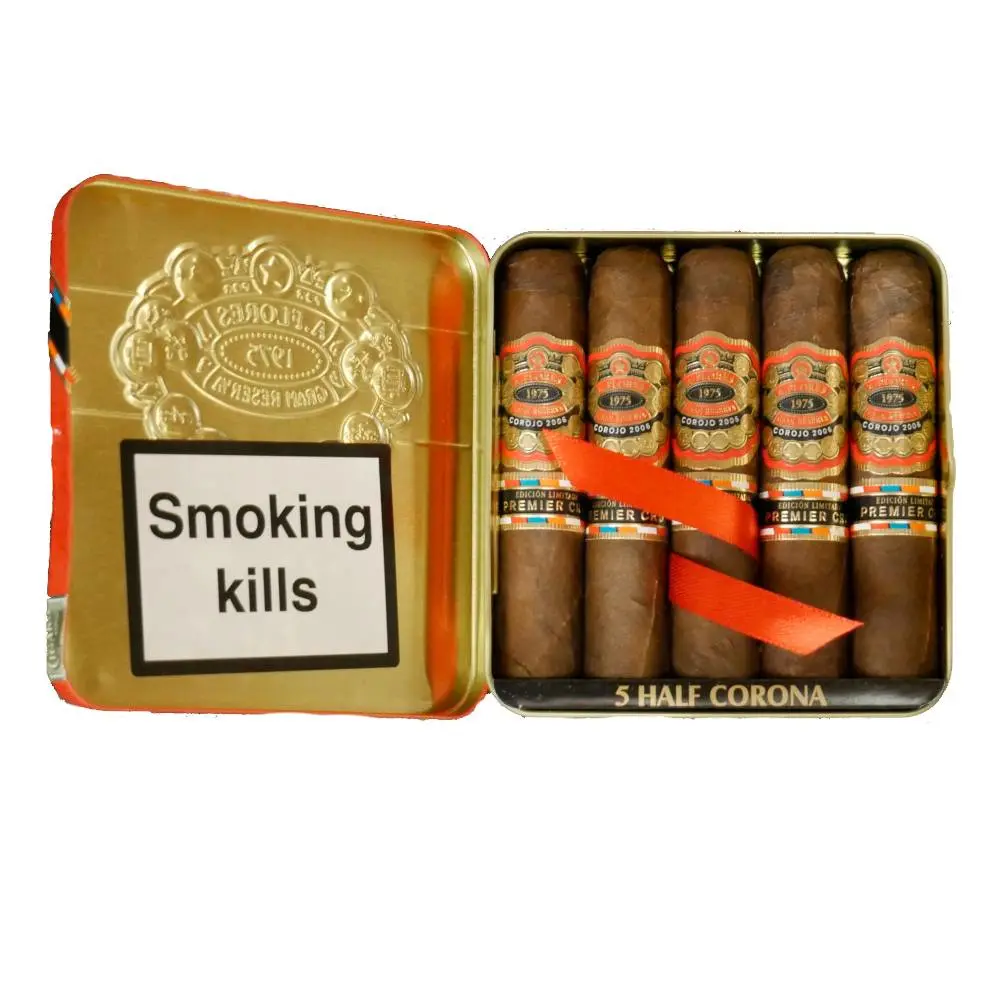 A. Flores Gran Reserva Half Corona Corojo - Dose mit 5 Zigarren